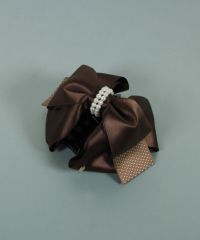 サテンリボンパールバンスクリップ【JUNO PREMIUM】