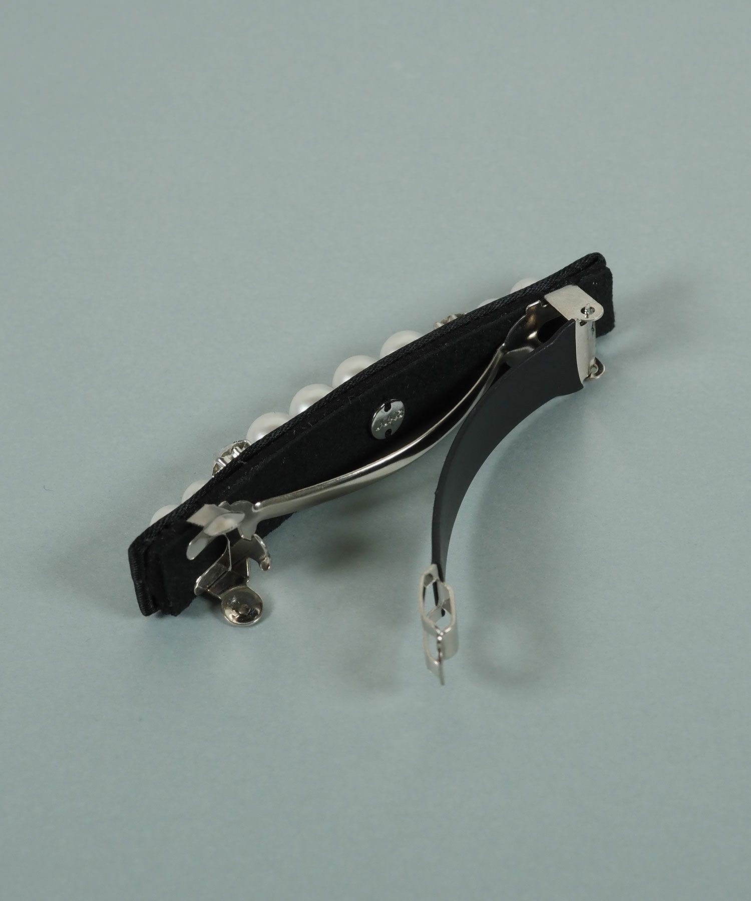 パールビジューラインバレッタ【JUNO PREMIUM】