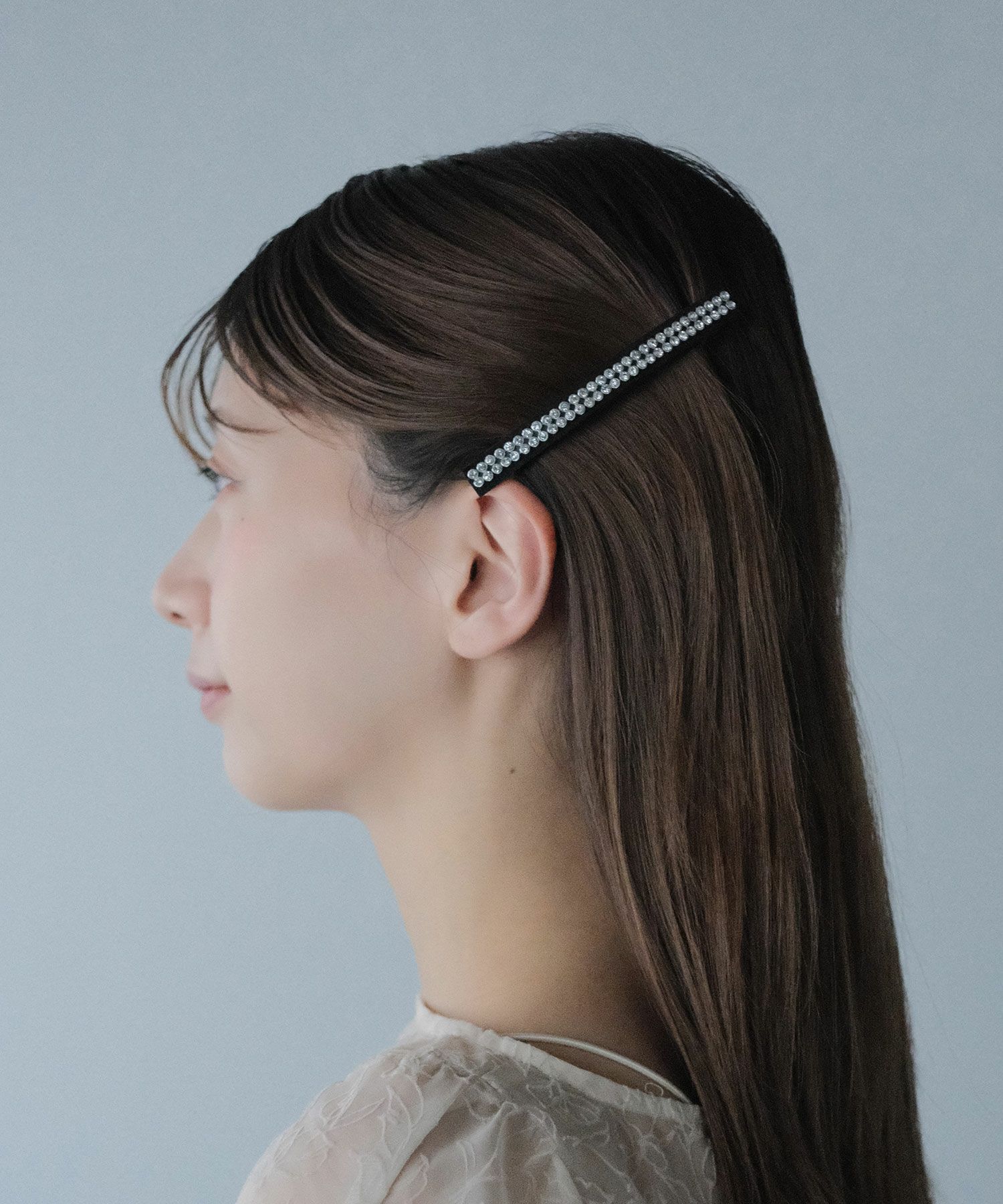 ラインストーンスリムバレッタ【JUNO PREMIUM】