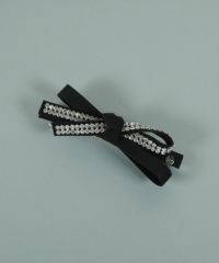 ラインストーンリボンバレッタ【JUNO PREMIUM】