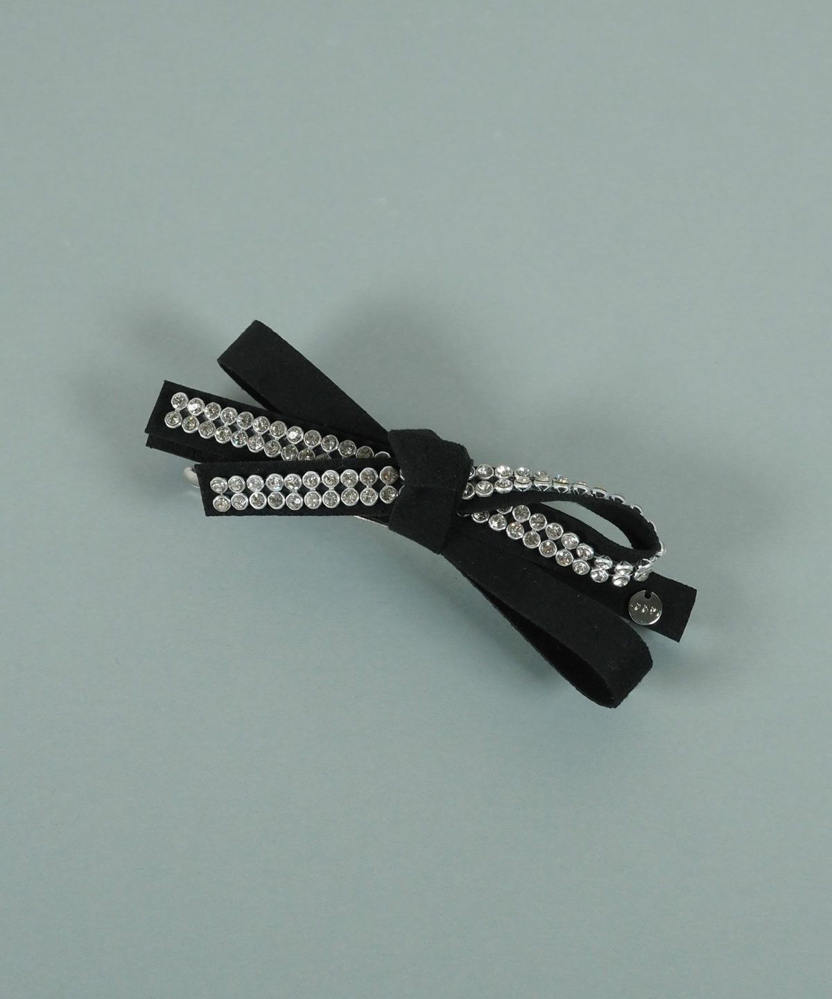 ラインストーンリボンバレッタ【JUNO PREMIUM】