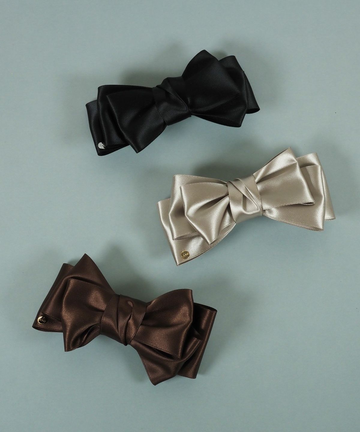 サテンリボンバレッタ【JUNO PREMIUM】