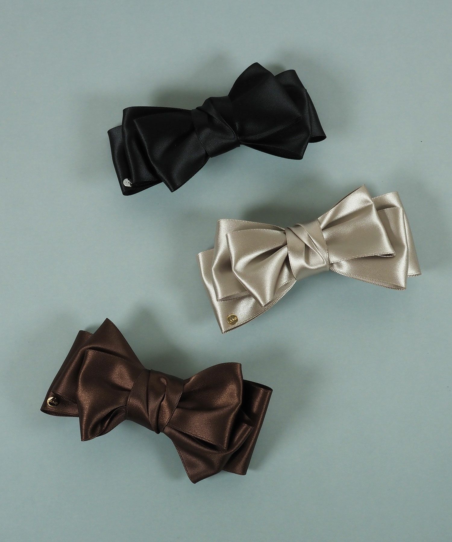 サテンリボンバレッタ【JUNO PREMIUM】