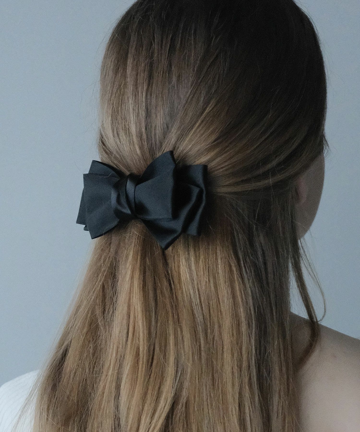 サテンリボンバレッタ【JUNO PREMIUM】 | 【公式】MUK ONLINE SHOP