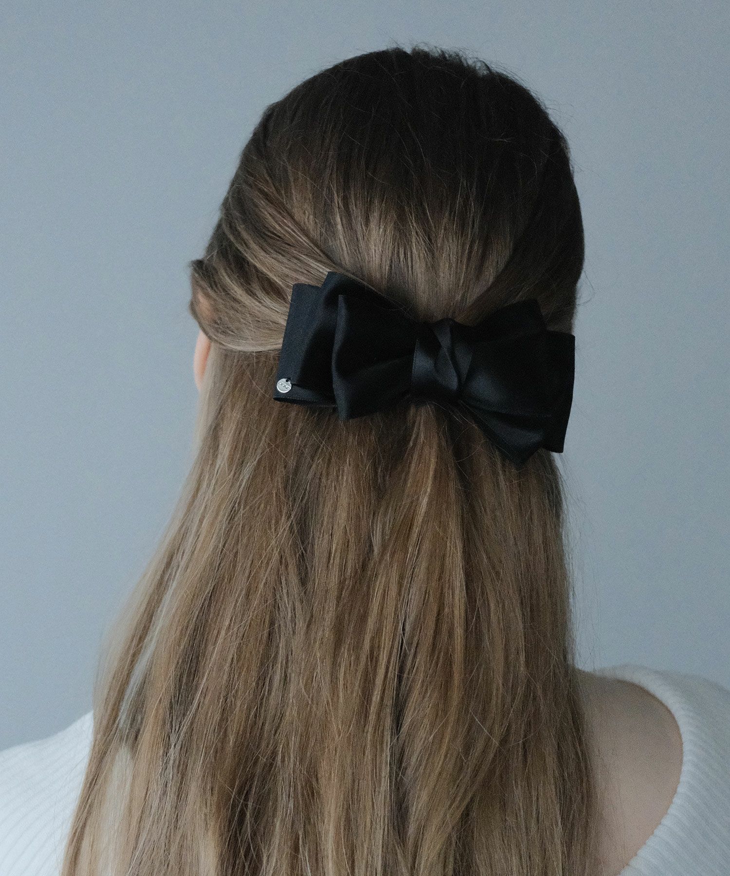 サテンリボンバレッタ【JUNO PREMIUM】