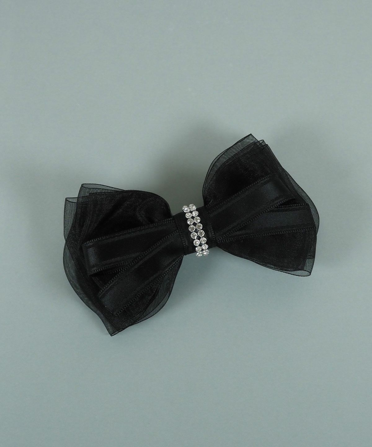 シアーリボンラインストーンバレッタ【JUNO PREMIUM】