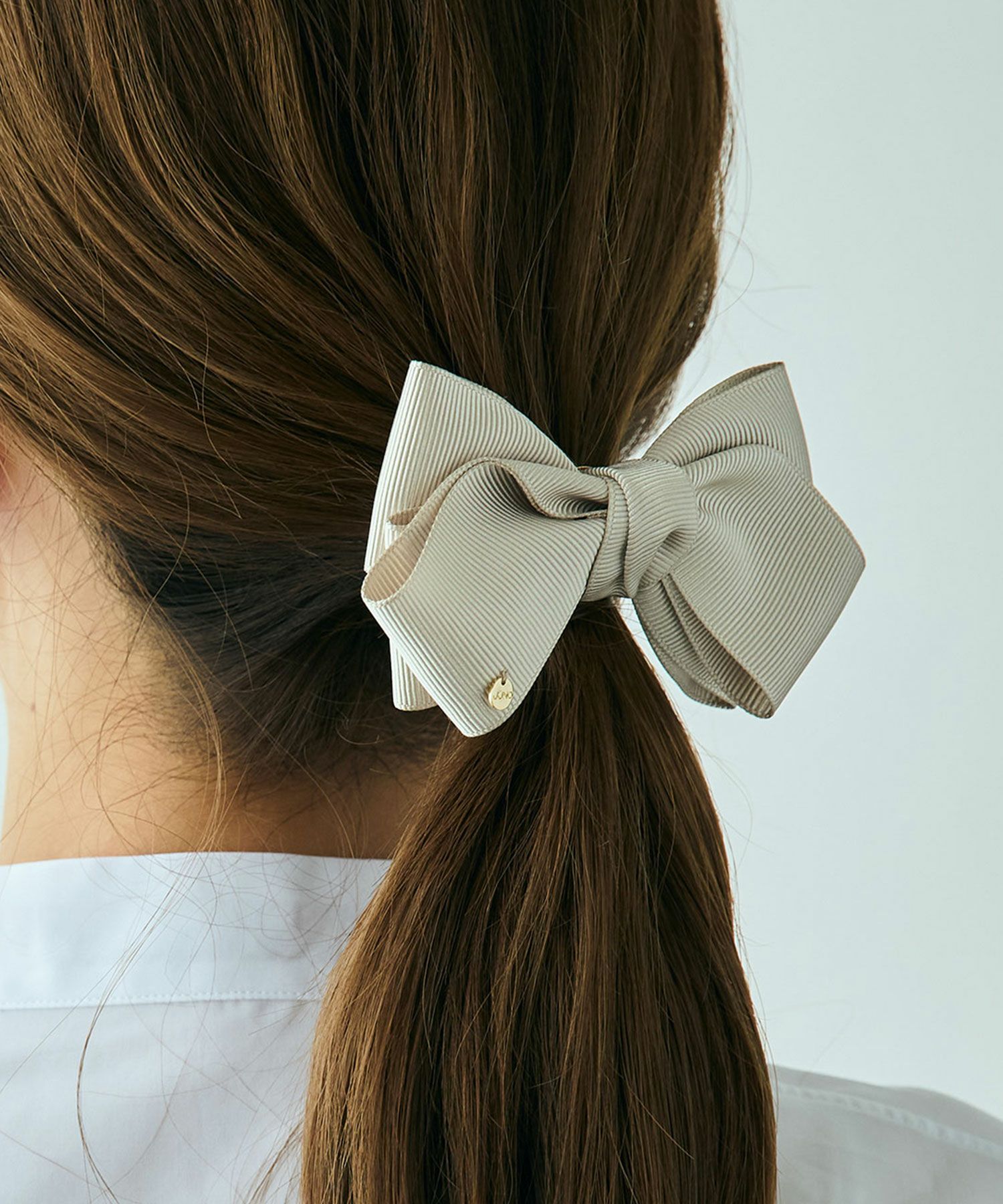 グログランリボンポニーフック【JUNO PREMIUM】