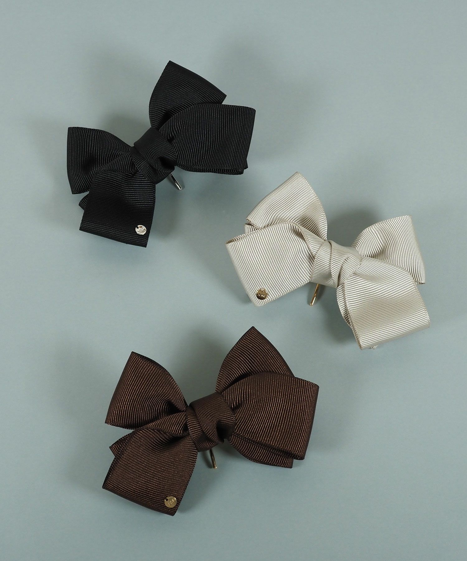 グログランリボンポニーフック【JUNO PREMIUM】