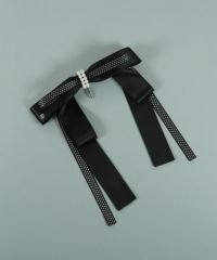 サテンロングリボンポニーフック【JUNO PREMIUM】