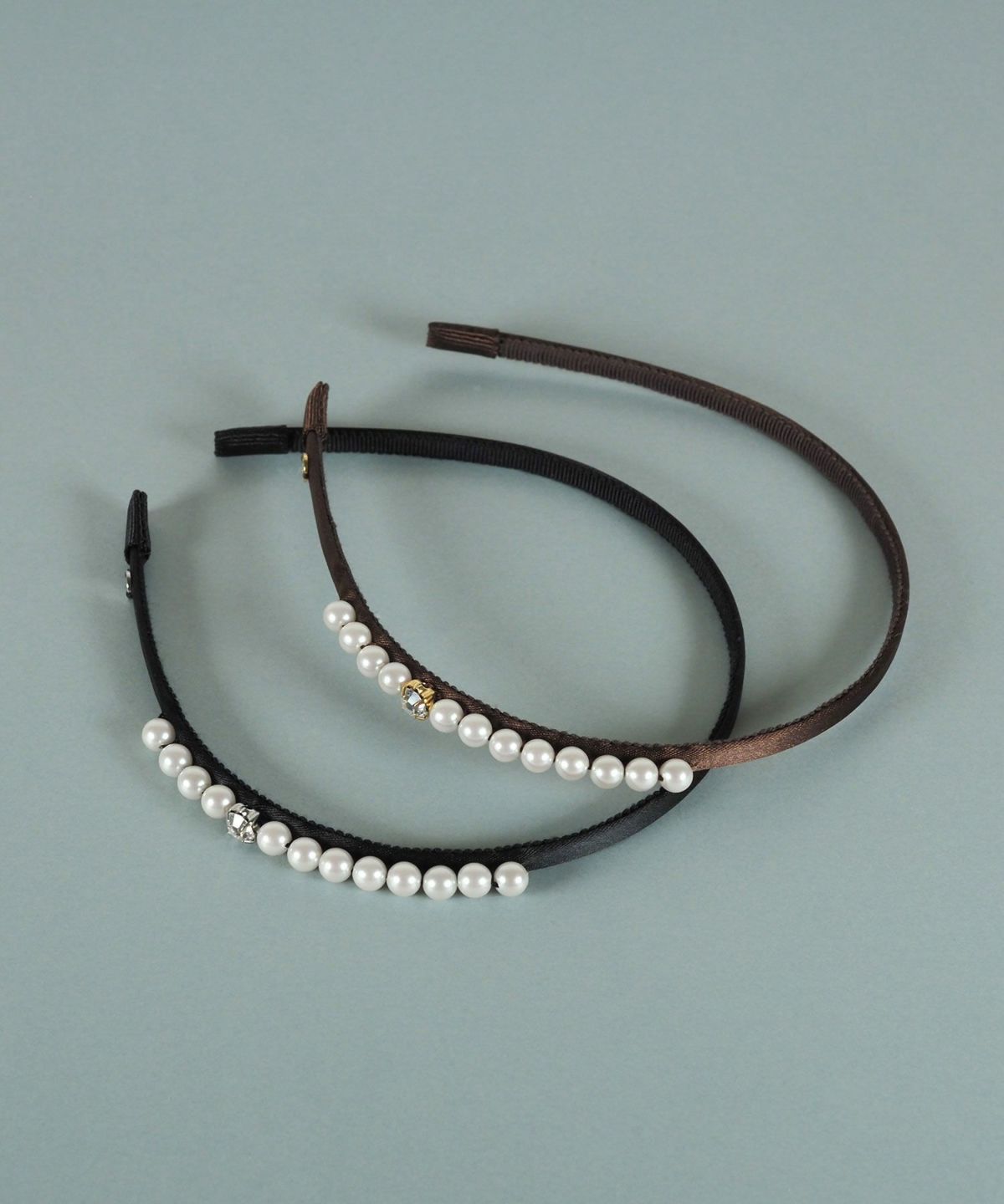 パールビジュースリムカチューシャ【JUNO PREMIUM】