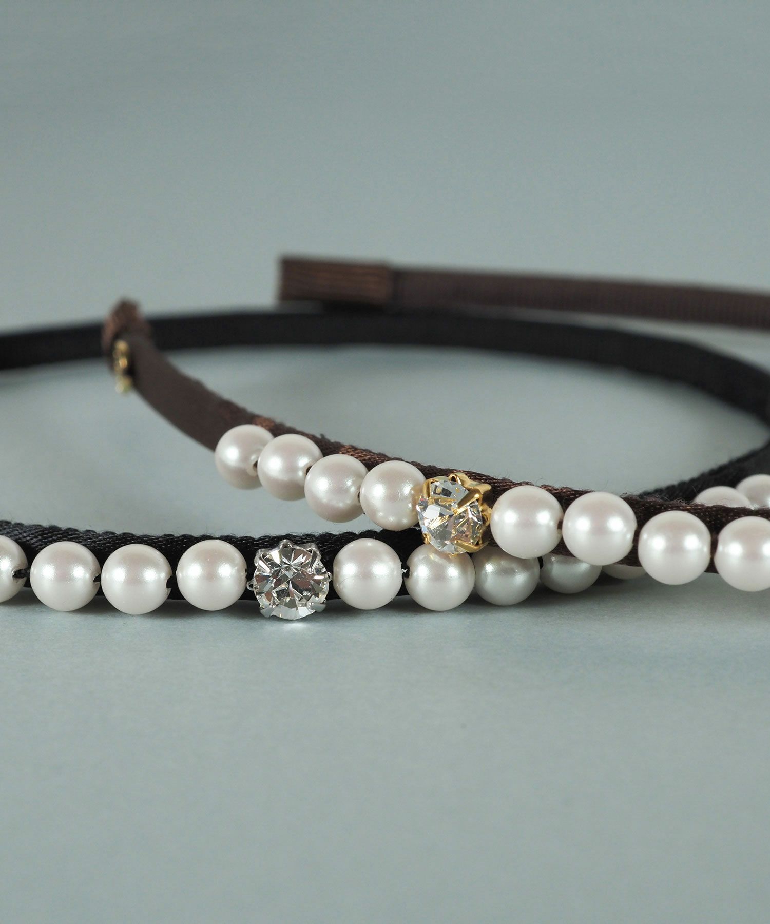 パールビジュースリムカチューシャ【JUNO PREMIUM】