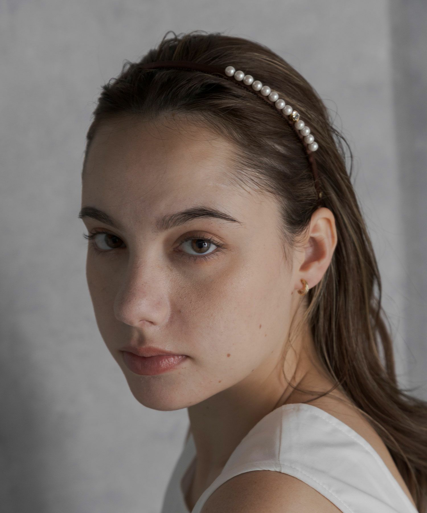 パールビジュースリムカチューシャ【JUNO PREMIUM】