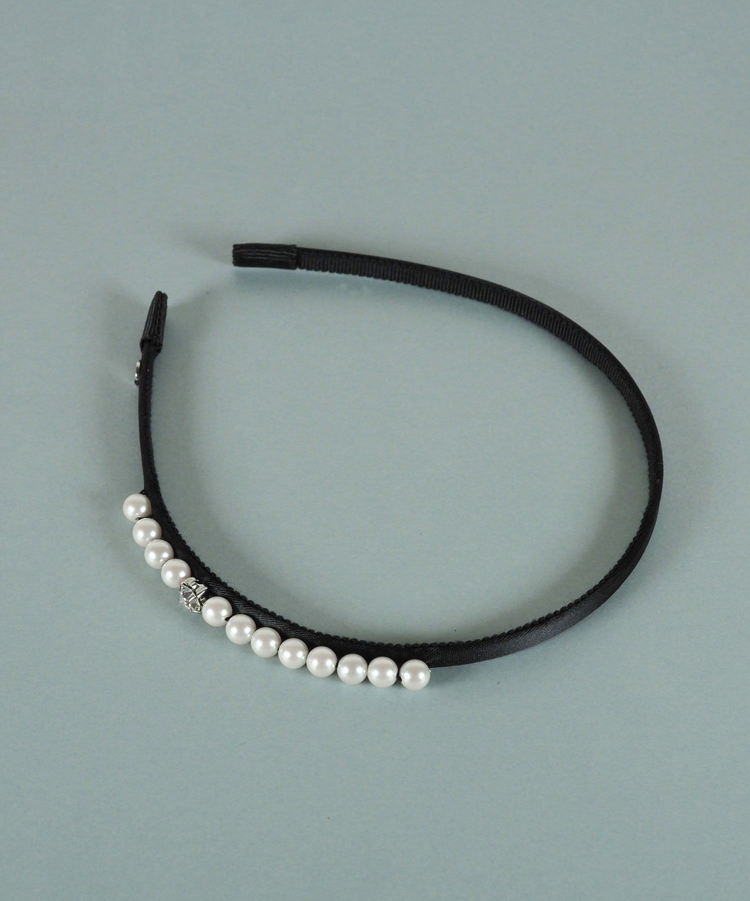 パールビジュースリムカチューシャ【JUNO PREMIUM】