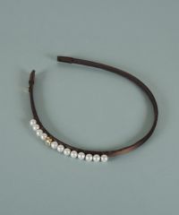 パールビジュースリムカチューシャ【JUNO PREMIUM】