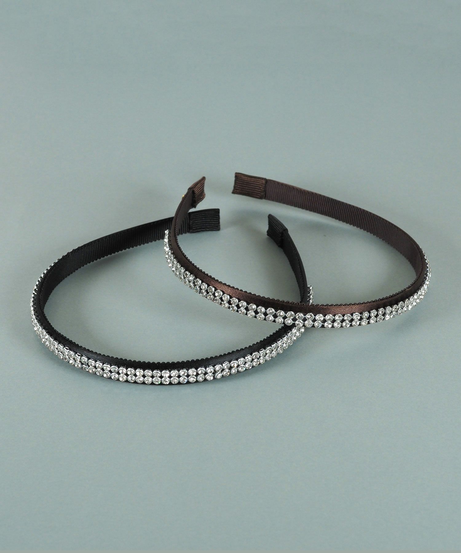 ラインストーンスリムカチューシャ【JUNO PREMIUM】