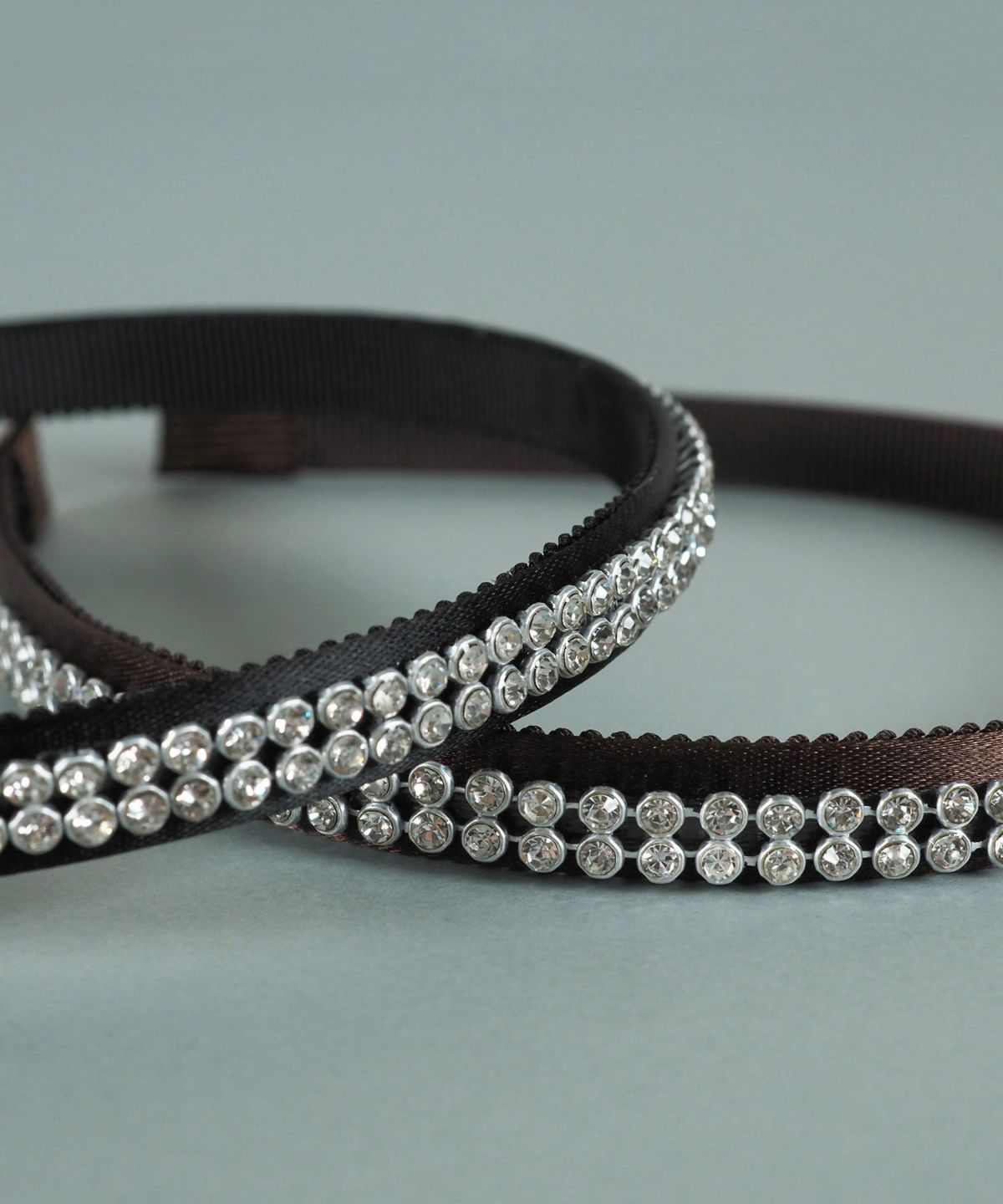 ラインストーンスリムカチューシャ【JUNO PREMIUM】