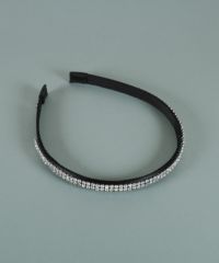 ラインストーンスリムカチューシャ【JUNO PREMIUM】