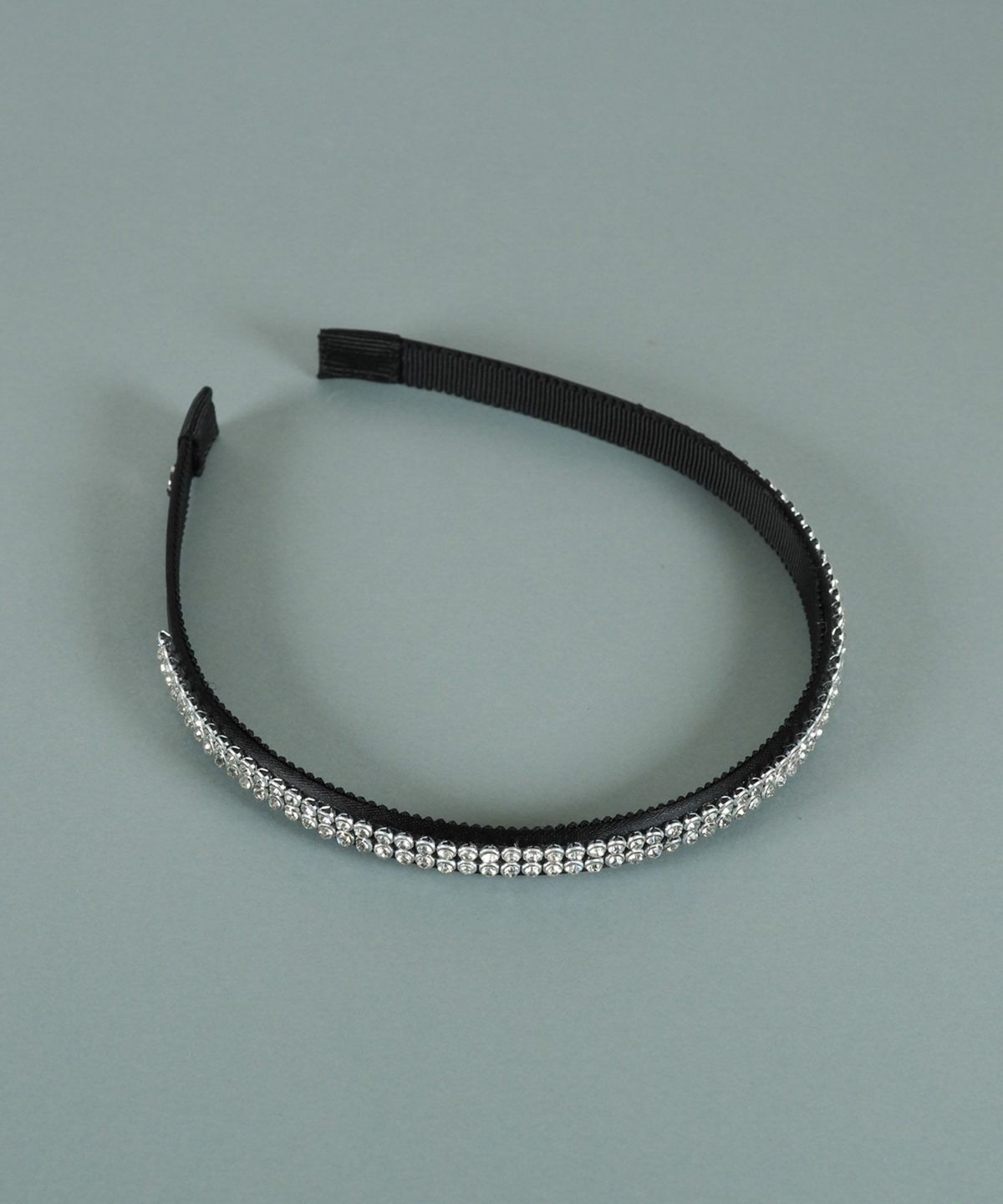 ラインストーンスリムカチューシャ【JUNO PREMIUM】