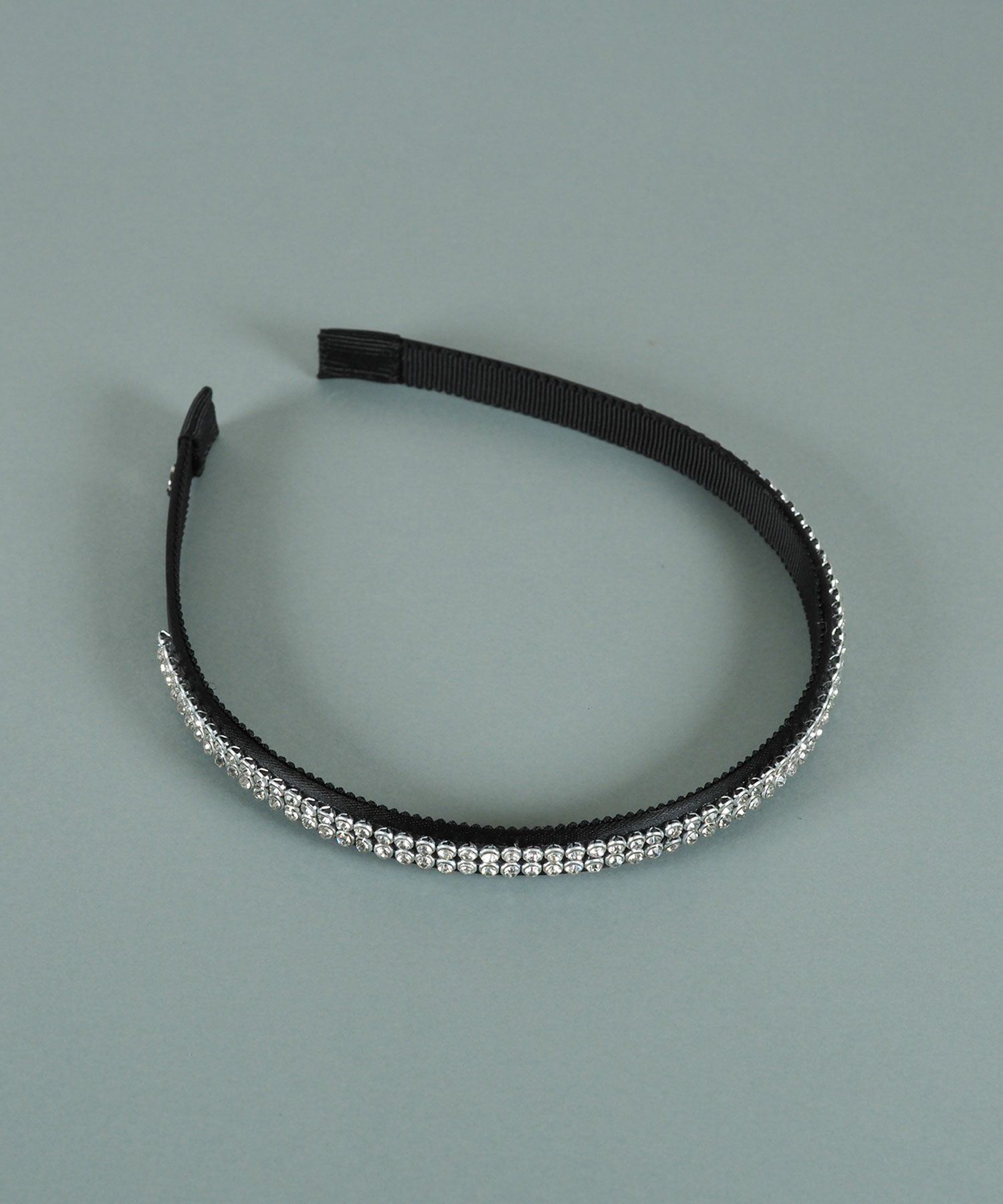 ラインストーンスリムカチューシャ【JUNO PREMIUM】