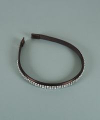 ラインストーンスリムカチューシャ【JUNO PREMIUM】