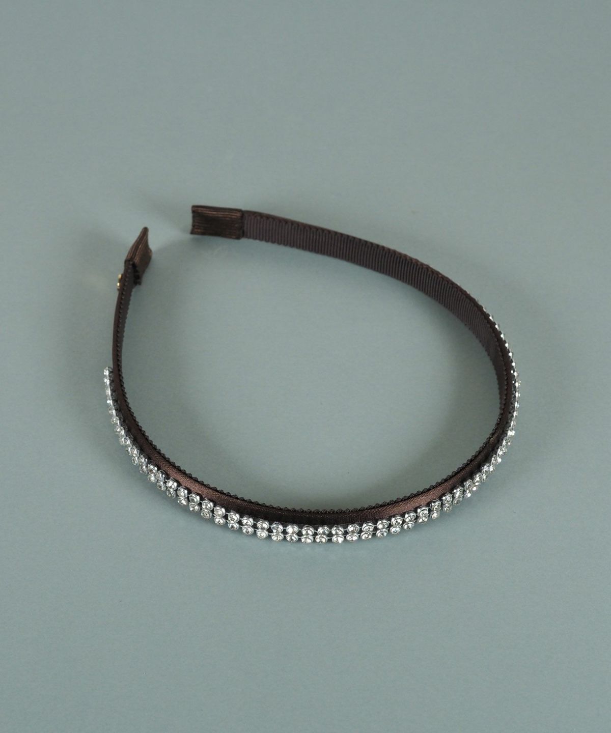 ラインストーンスリムカチューシャ【JUNO PREMIUM】