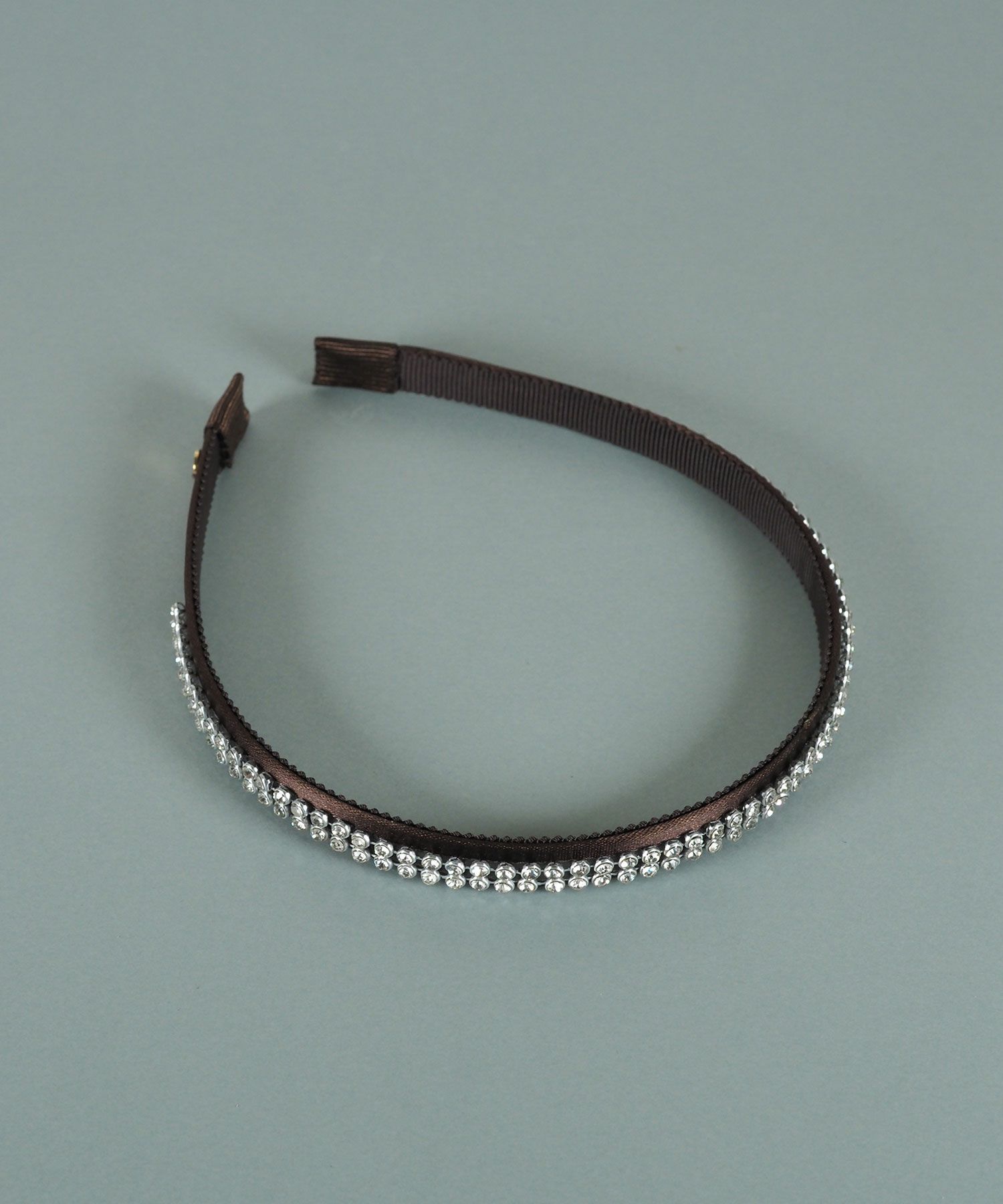 ラインストーンスリムカチューシャ【JUNO PREMIUM】