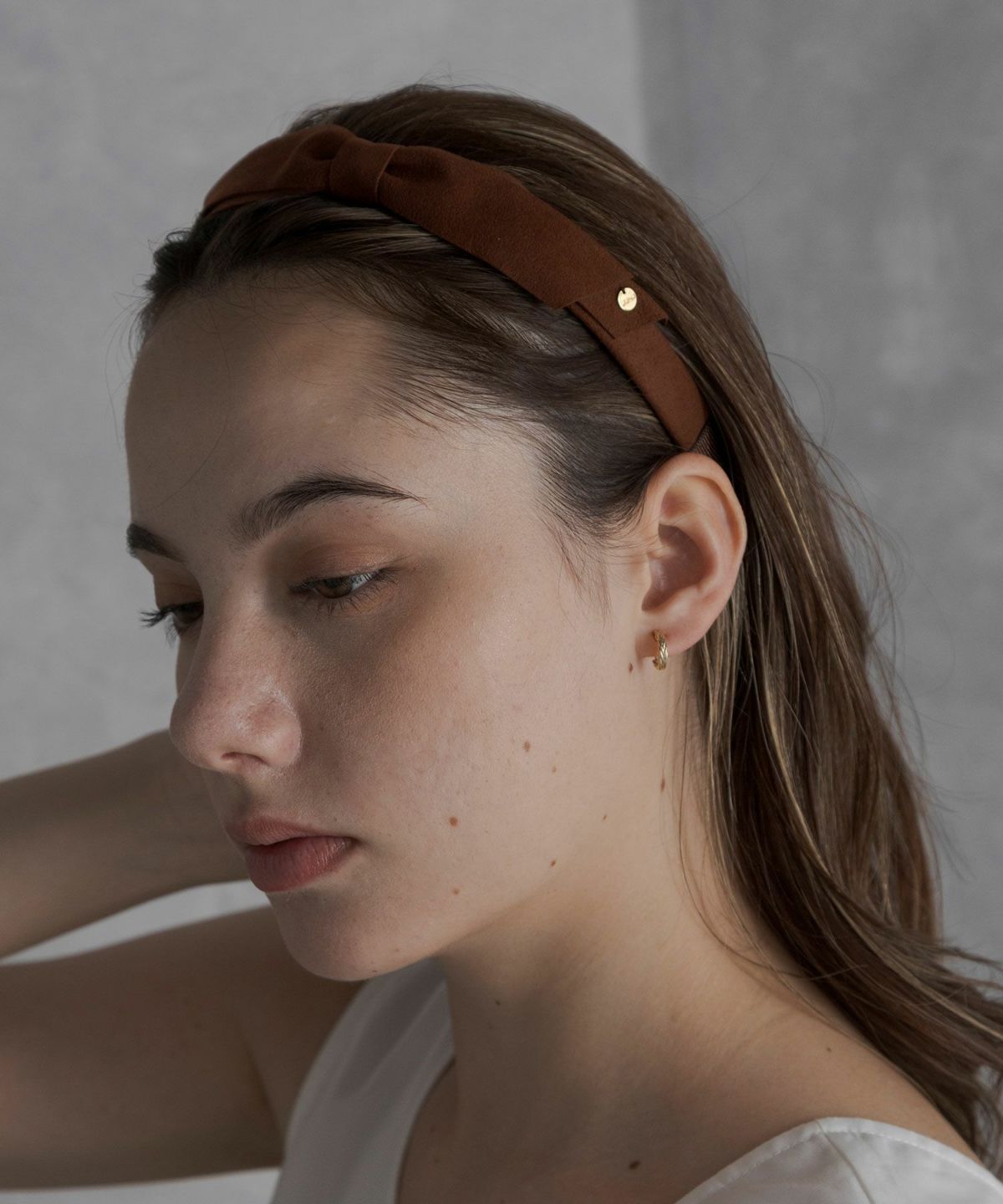 スウェードリボンカチューシャ【JUNO PREMIUM】