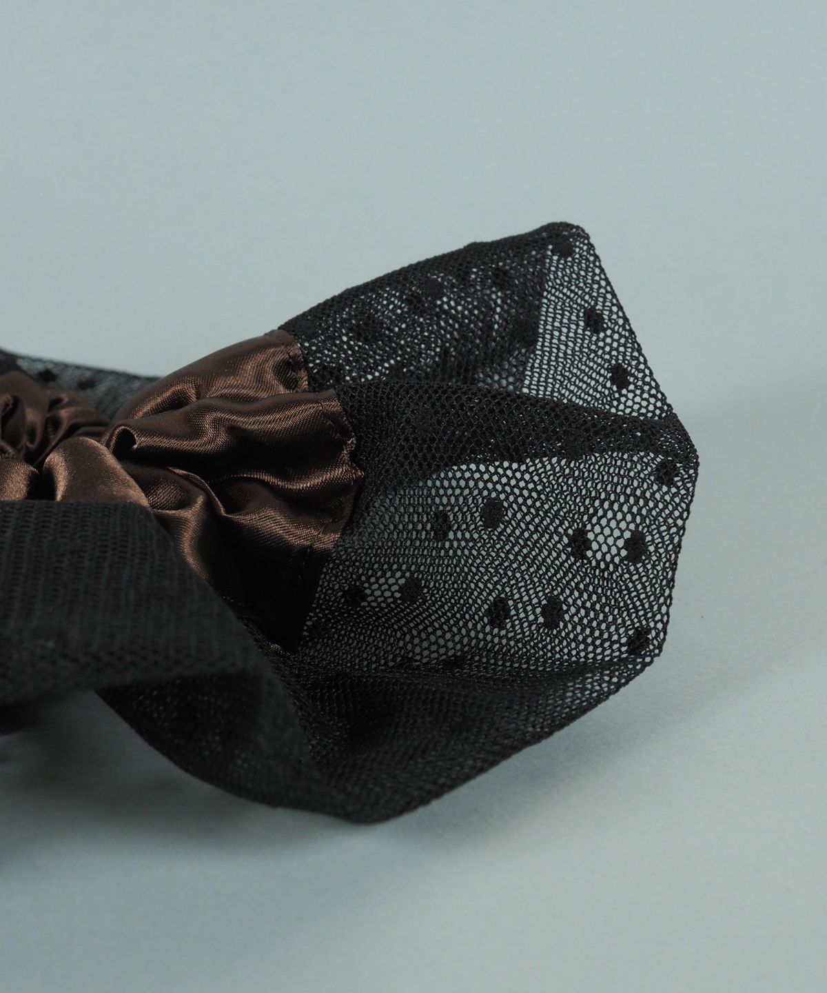 ドットチュールサテンビッグシュシュ【JUNO PREMIUM】