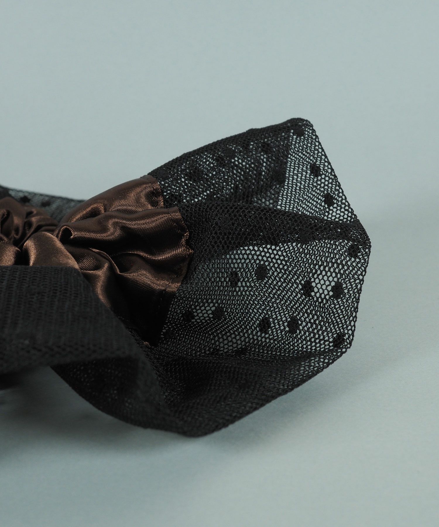 ドットチュールサテンビッグシュシュ【JUNO PREMIUM】