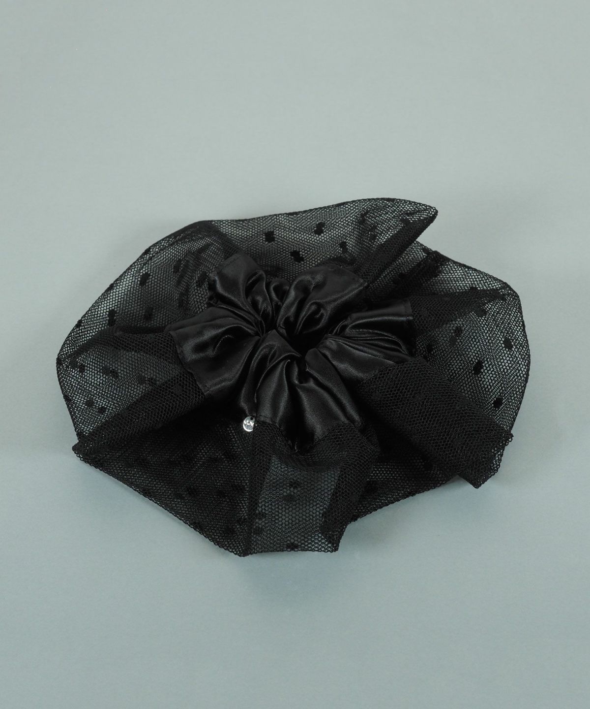 ドットチュールサテンビッグシュシュ【JUNO PREMIUM】