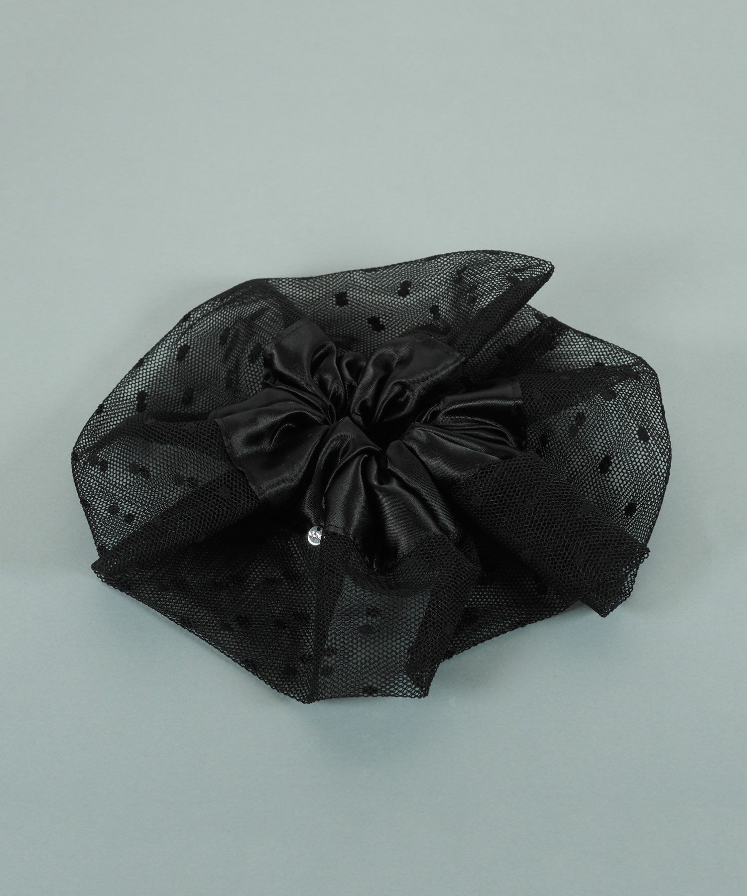 ドットチュールサテンビッグシュシュ【JUNO PREMIUM】