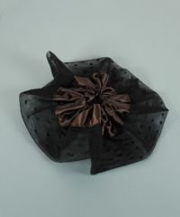 ドットチュールサテンビッグシュシュ【JUNO PREMIUM】