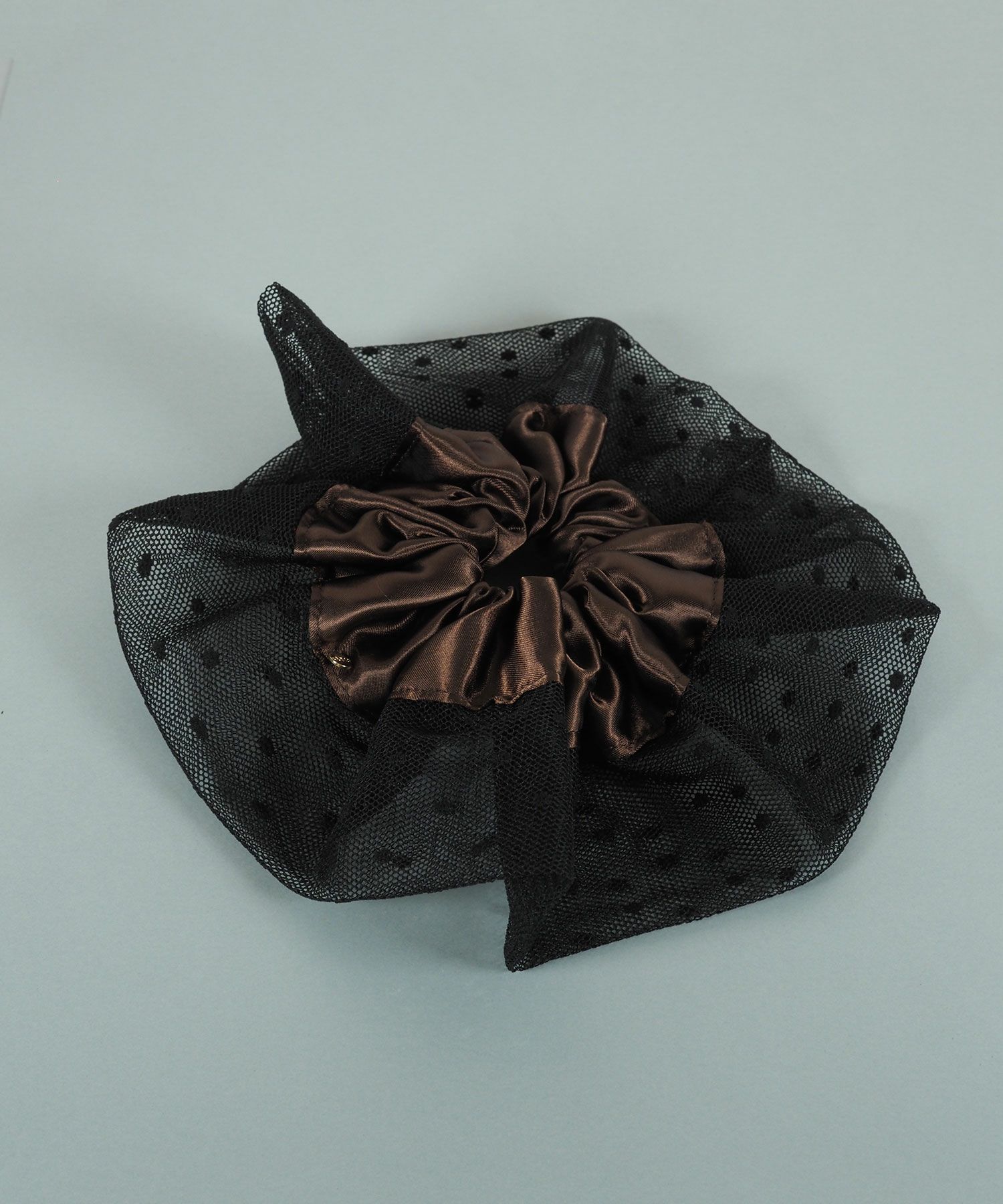 ドットチュールサテンビッグシュシュ【JUNO PREMIUM】