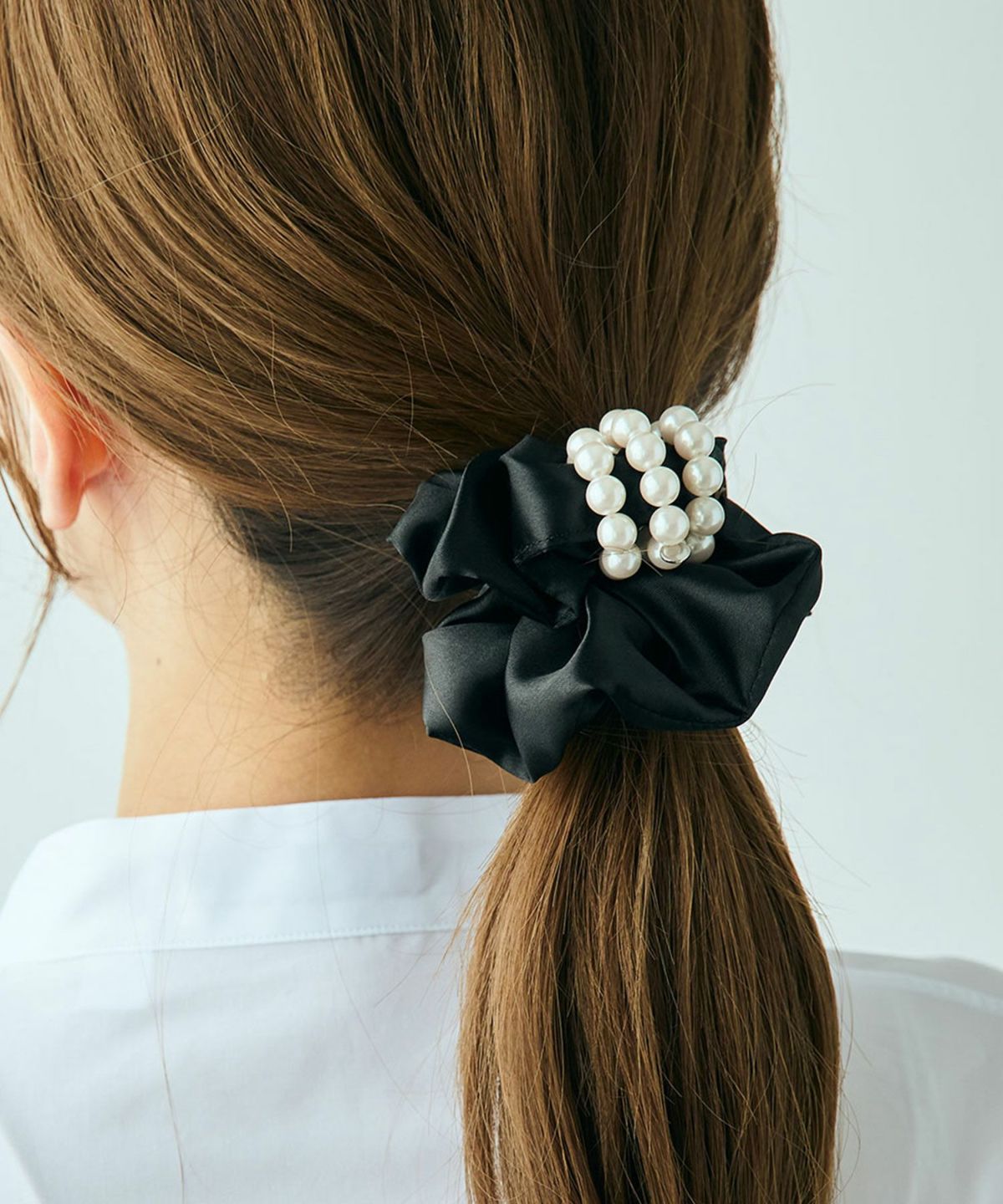 サテンパールリングシュシュ【JUNO PREMIUM】