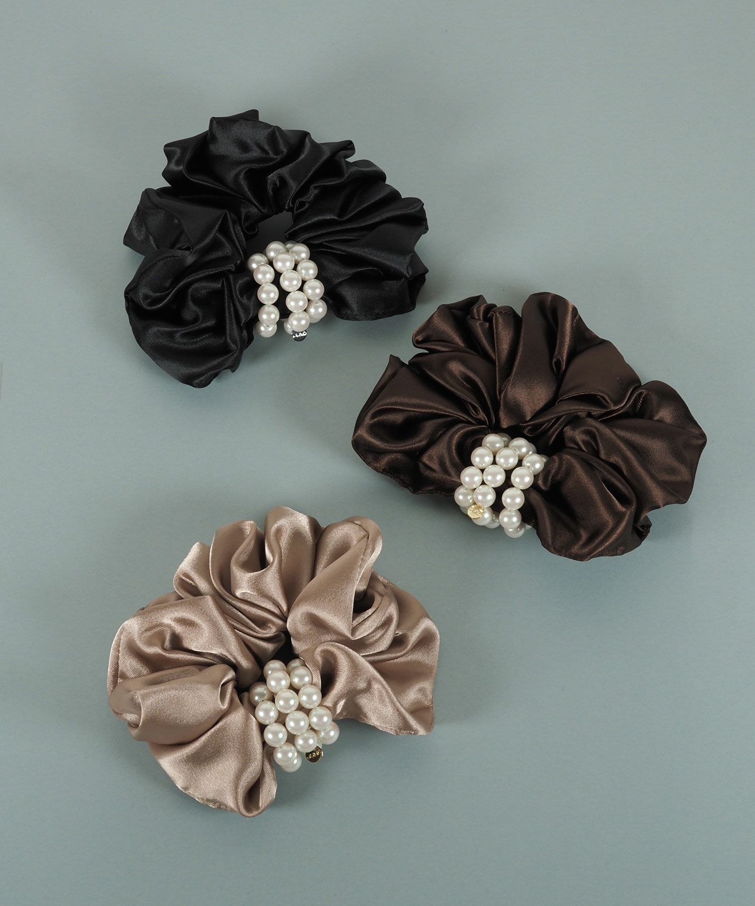 サテンパールリングシュシュ【JUNO PREMIUM】