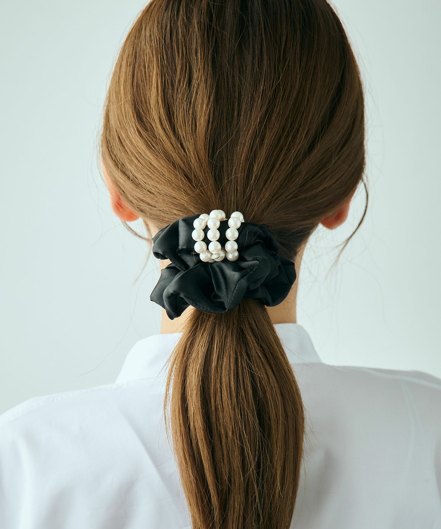 サテンパールリングシュシュ【JUNO PREMIUM】