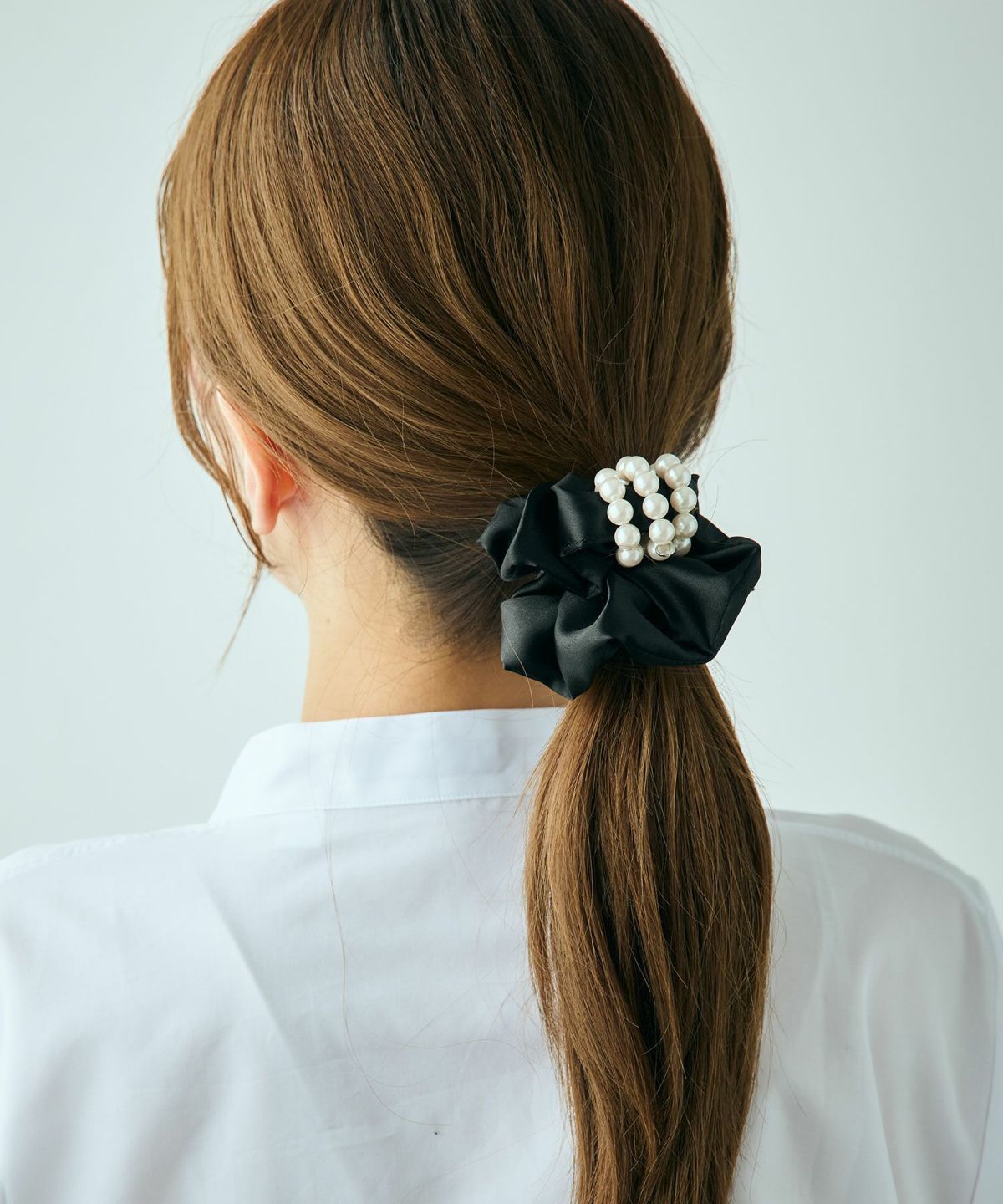 サテンパールリングシュシュ【JUNO PREMIUM】