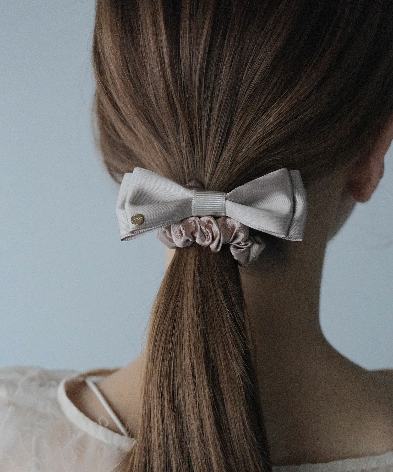 サテンリボンシュシュ【JUNO PREMIUM】