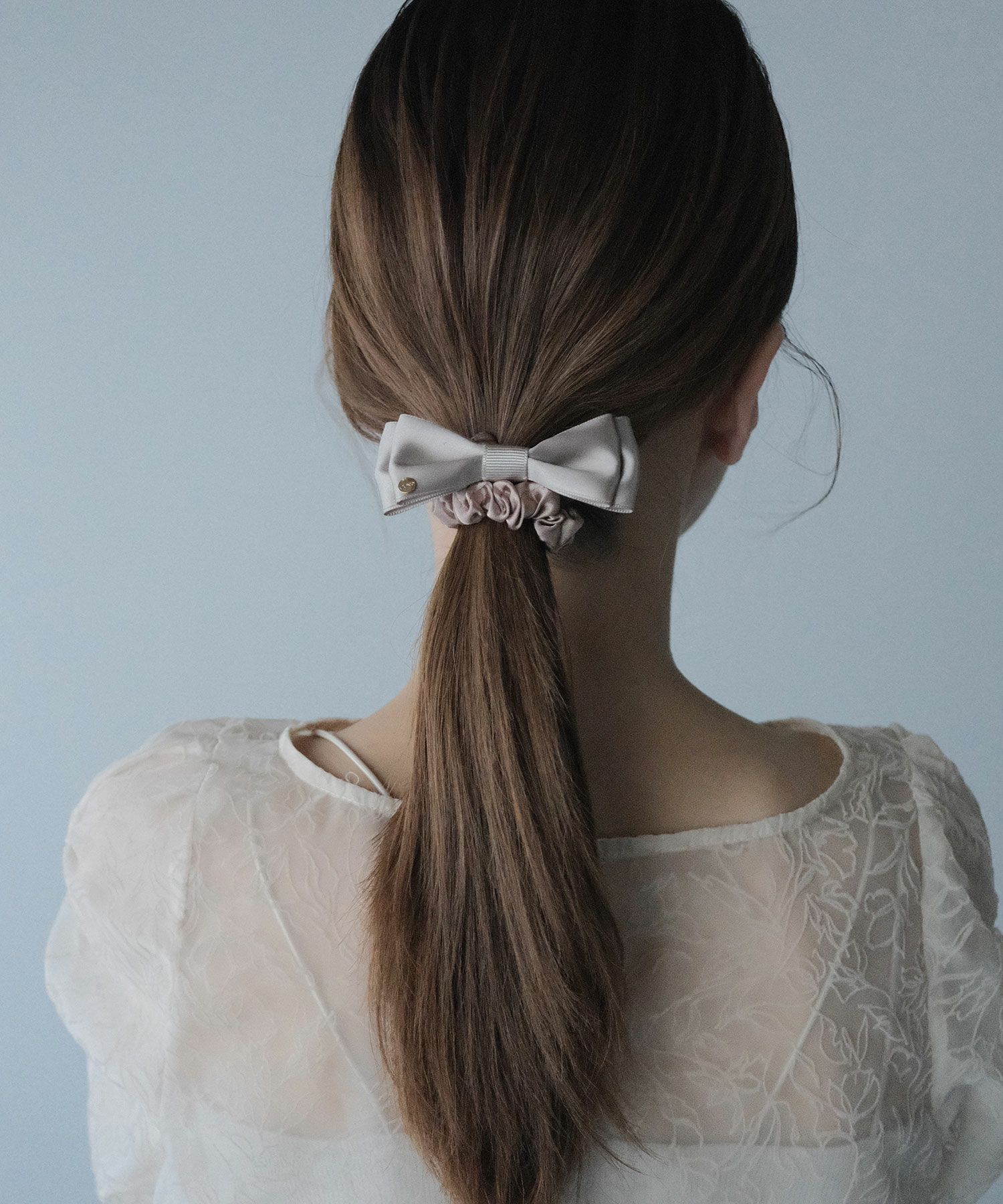 サテンリボンシュシュ【JUNO PREMIUM】