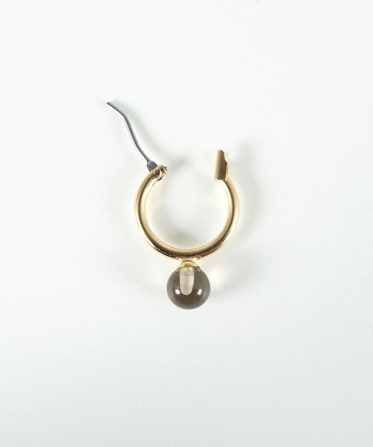 ストーンフープピアス【MUK blossom stone】