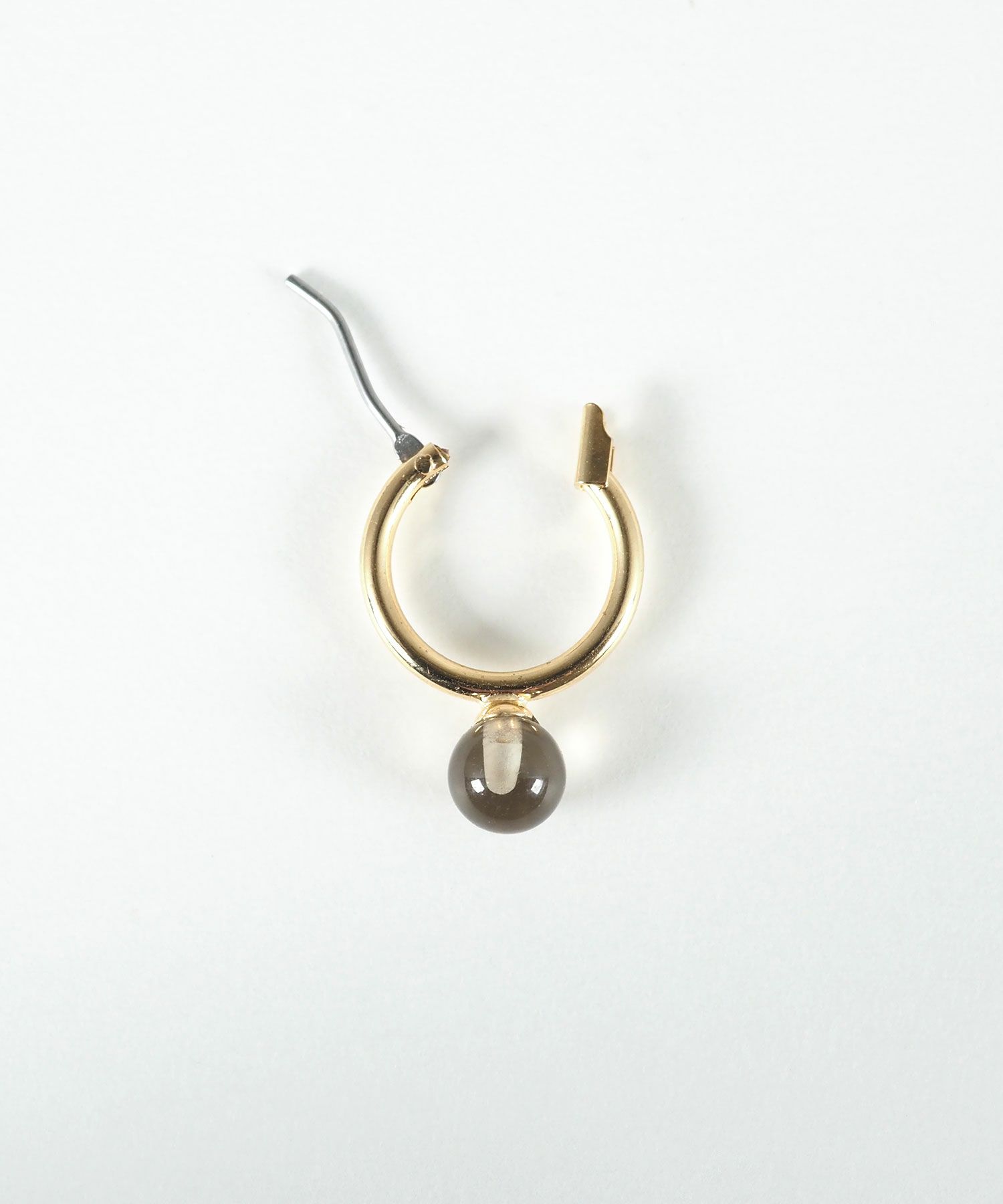 ストーンフープピアス【MUK blossom stone】