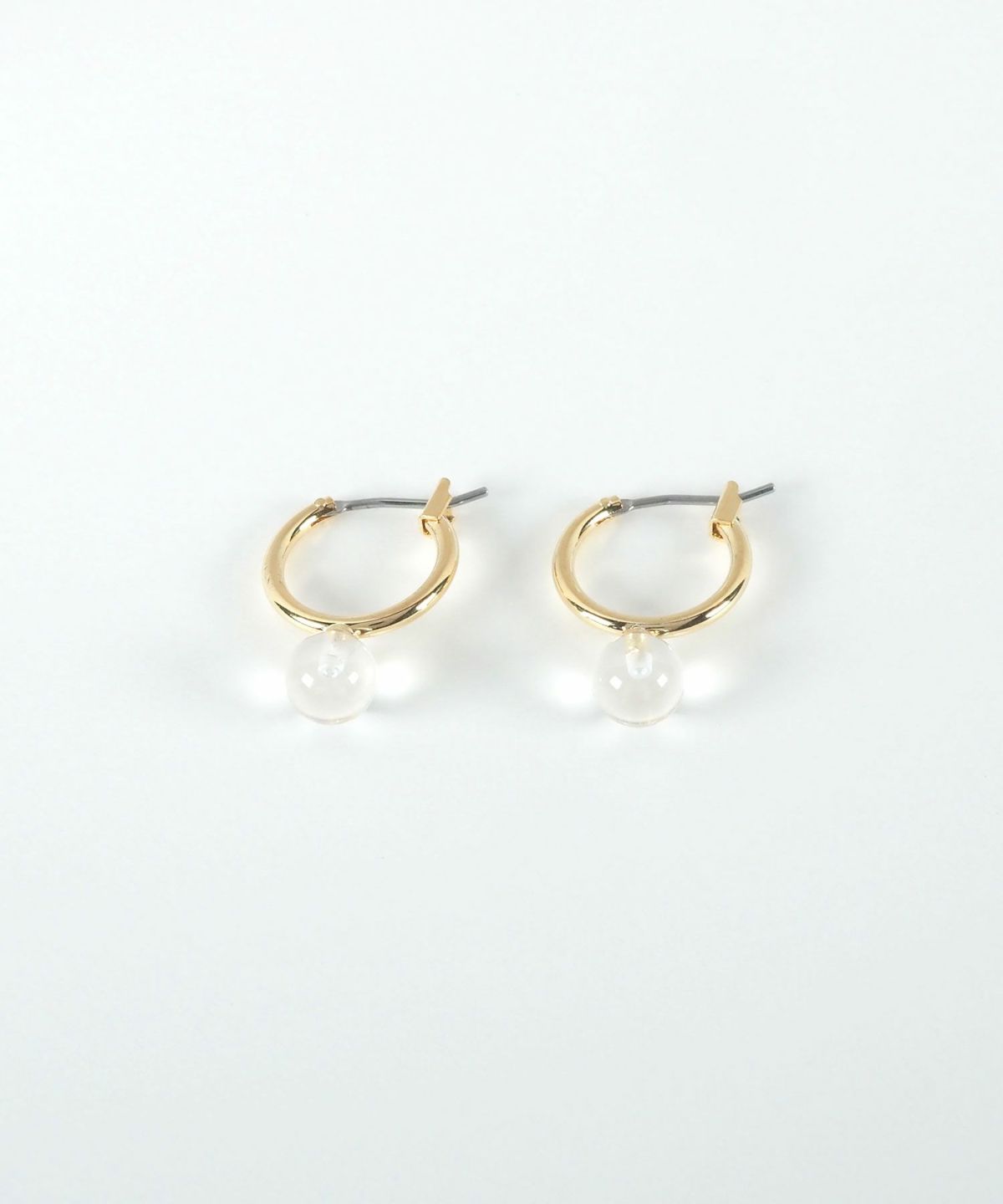 ストーンフープピアス【MUK blossom stone】