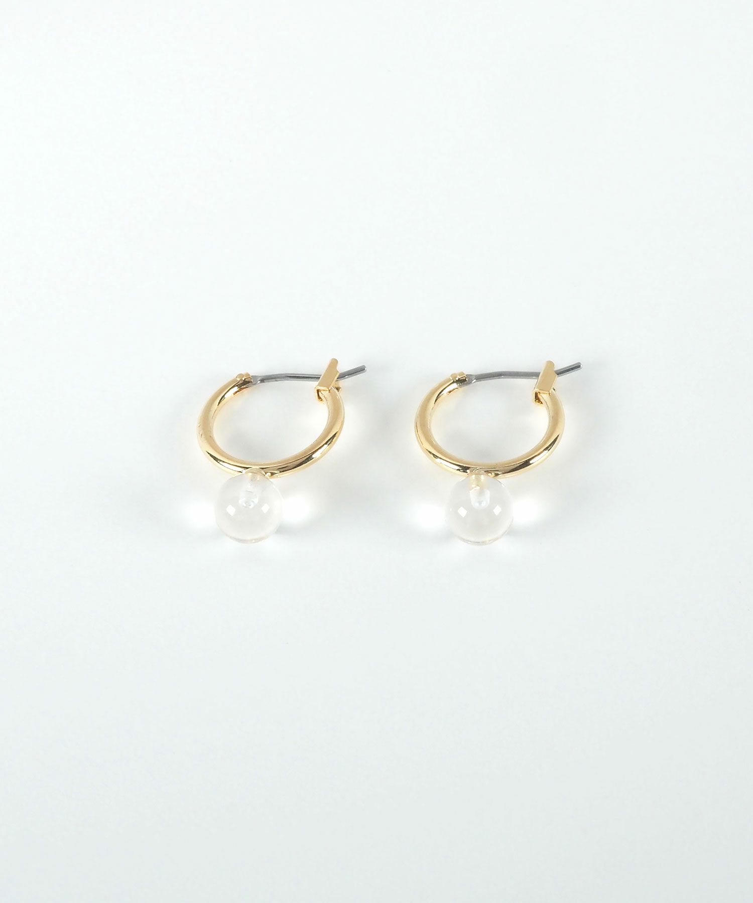 ストーンフープピアス【MUK blossom stone】