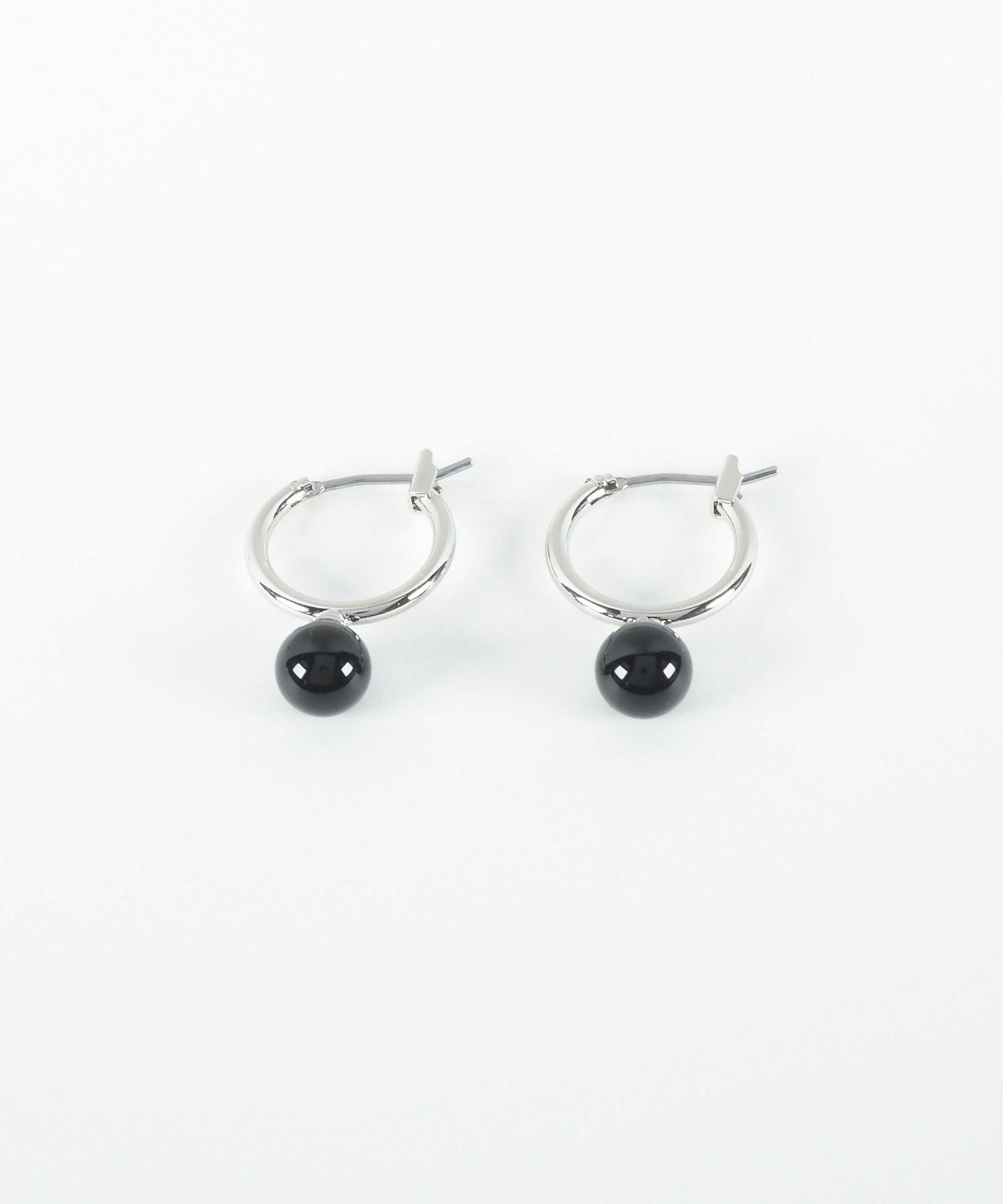 ストーンフープピアス【MUK blossom stone】