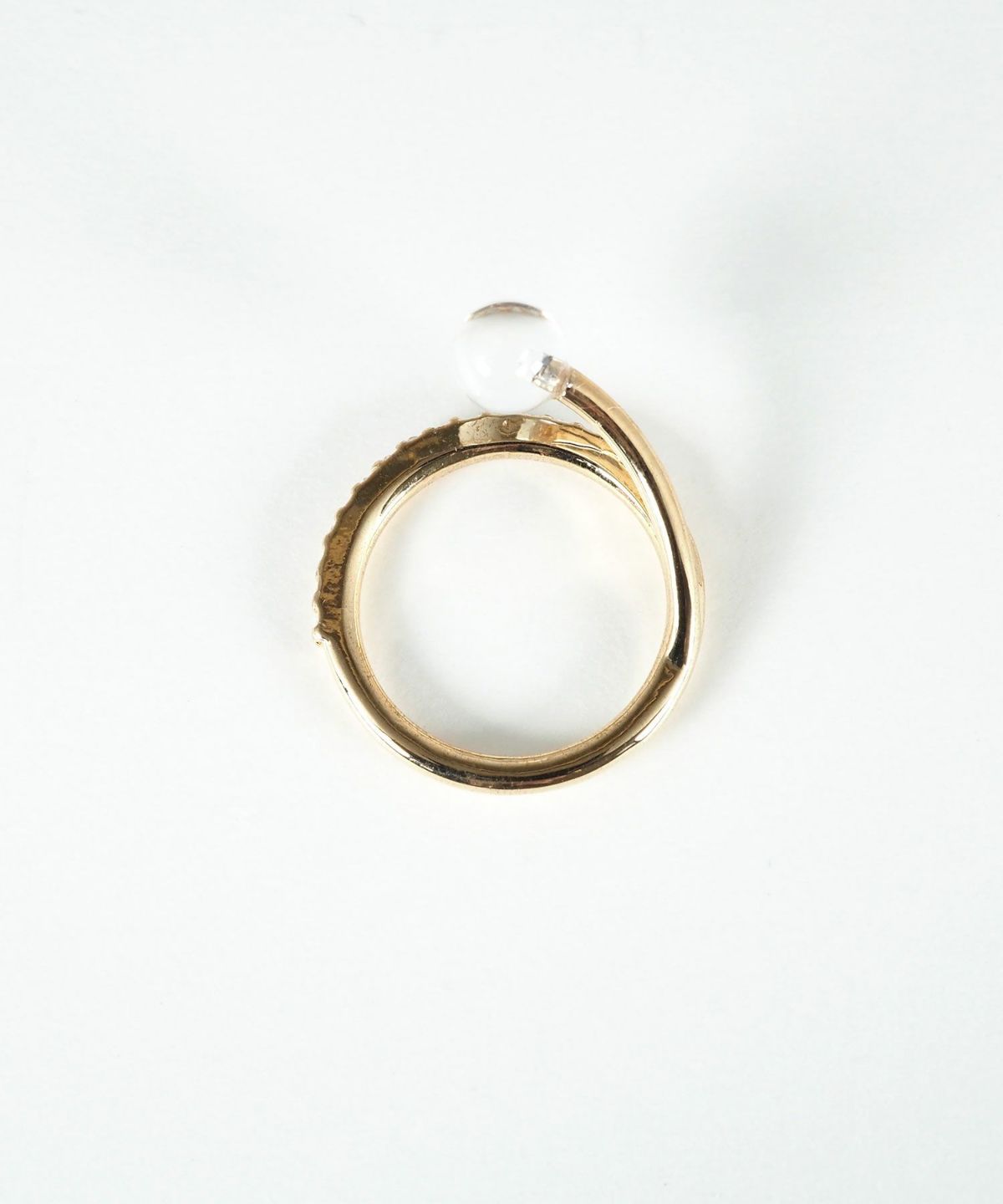 ストーン×ガラスリング【MUK blossom stone】