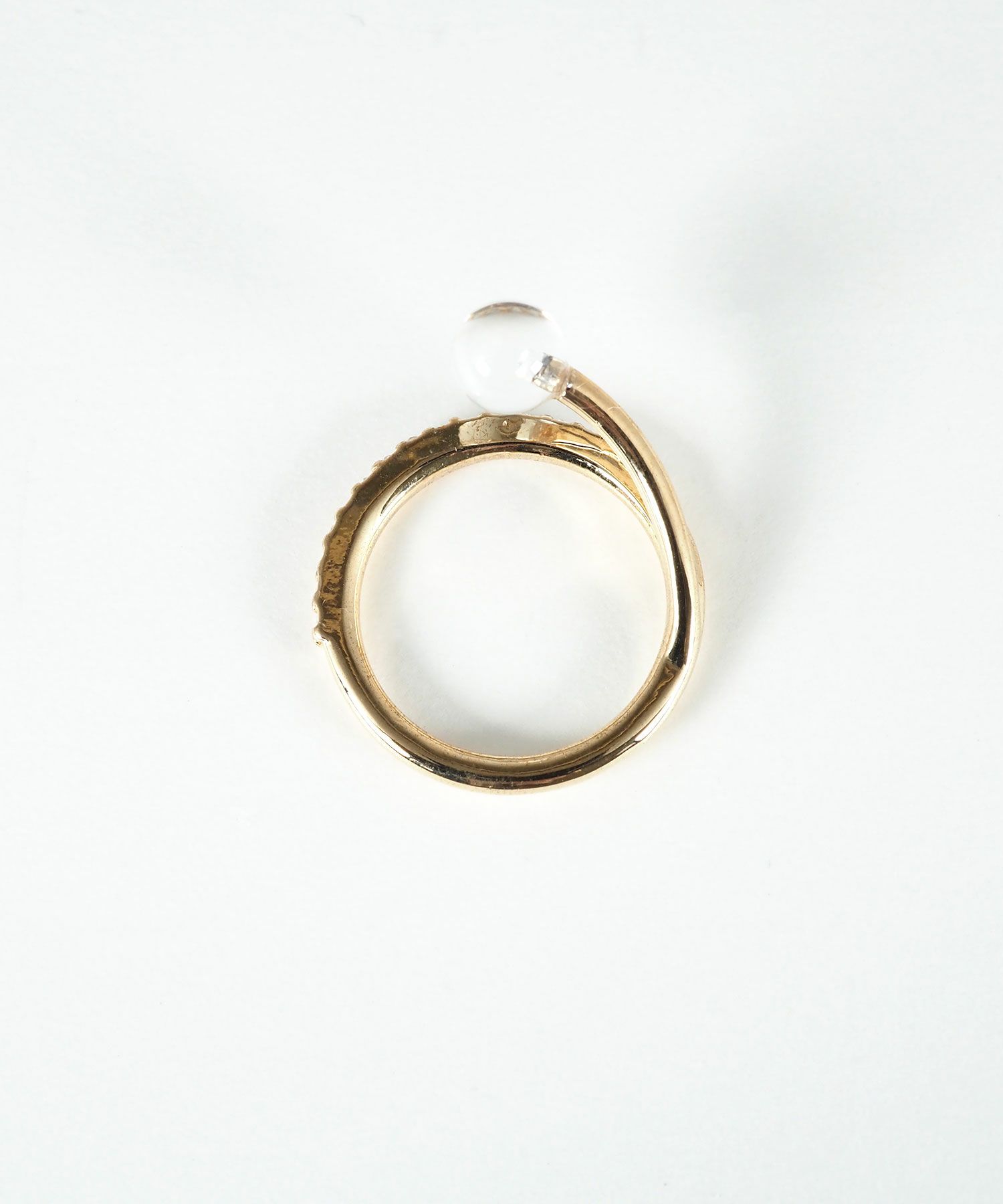 ストーン×ガラスリング【MUK blossom stone】