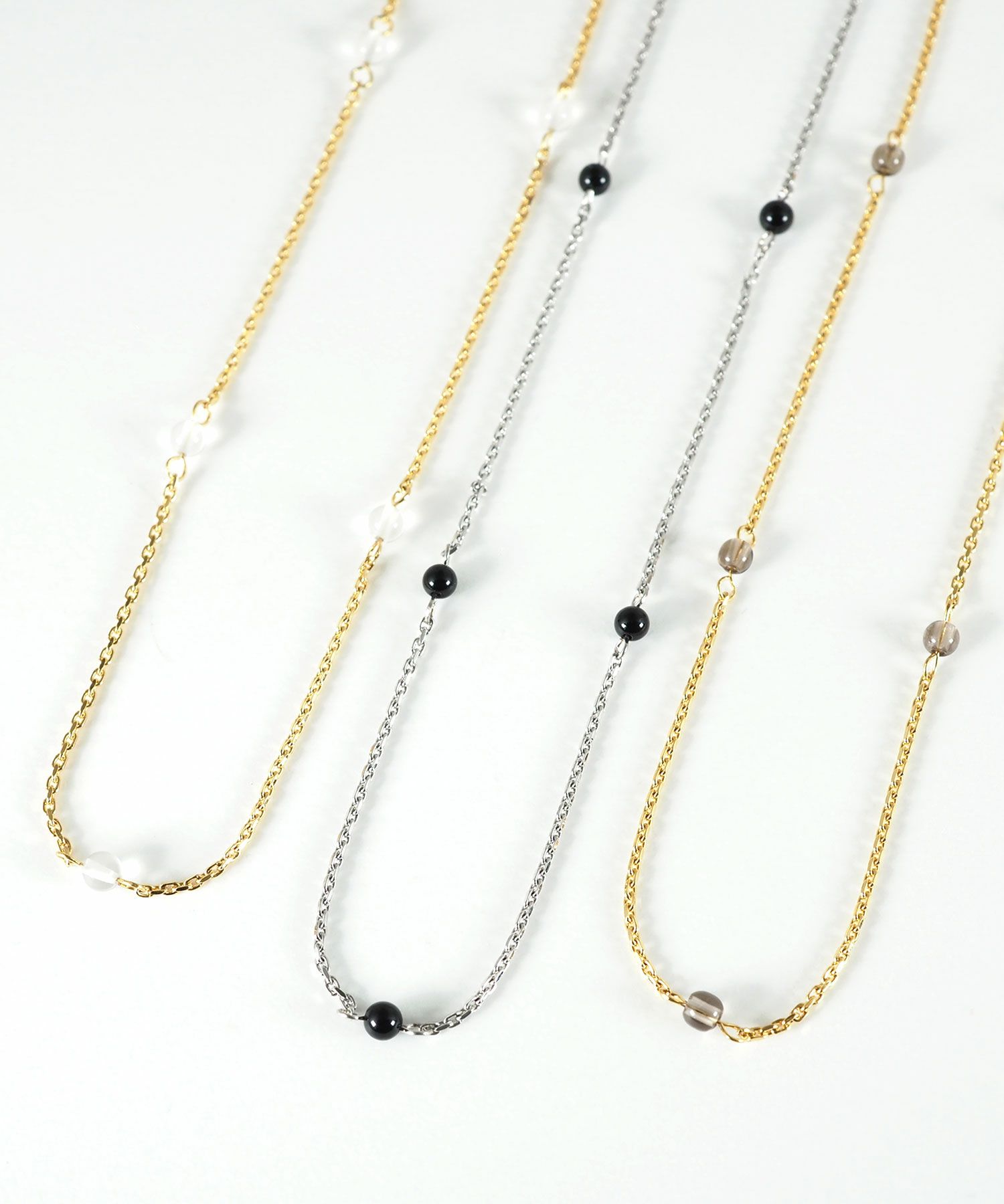 ストーンステーションネックレス【MUK blossom stone】