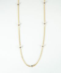 ストーンステーションネックレス【MUK blossom stone】