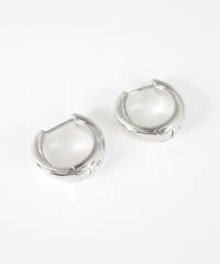 ダブルラインスプリングフープピアス