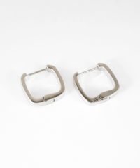 スクエアスプリングフープACピアス